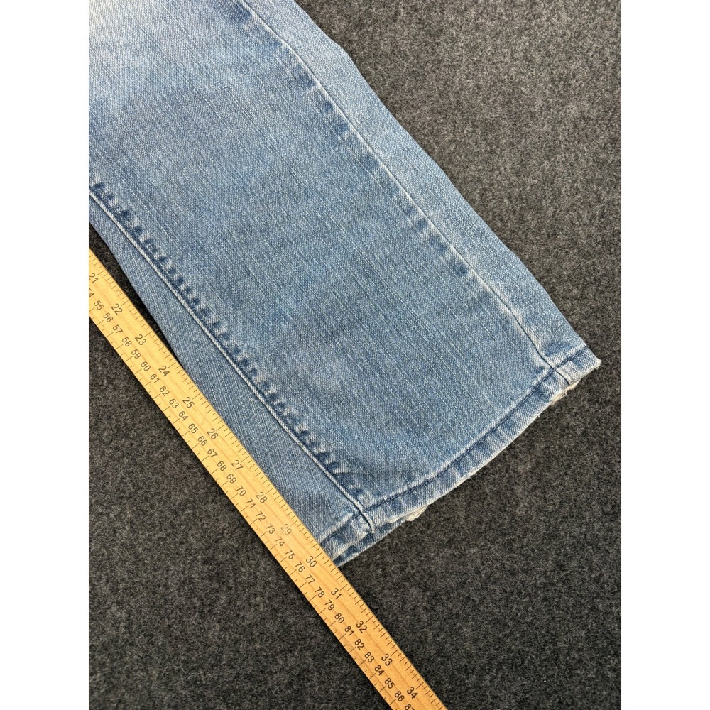 Levi's Womens Low Rise Flare Jeans Light Wash Stretch Denim Size 7M Y2K - Picture 7 of 10